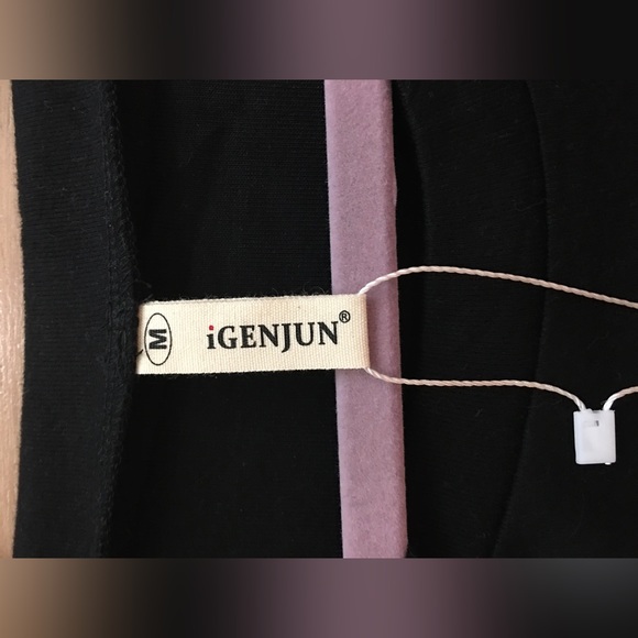 Long Sleeve Black Sweater Short Dress or Women’s Top M - Picture 6 of 12